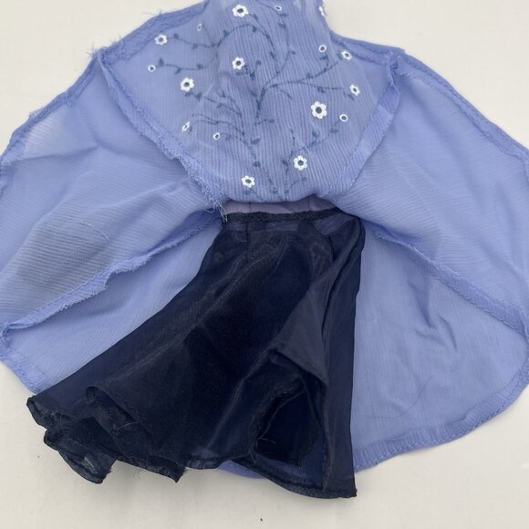 Bratz Formal Funk Yasmin Prom 2003 Blue Floral Dress Gown and Accessories - Picture 6 of 8